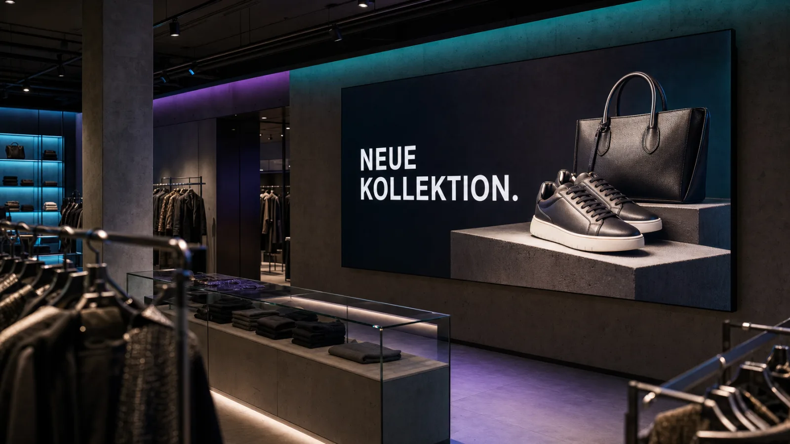 Digital-Signage-Inszenierung für Retail & Fashion